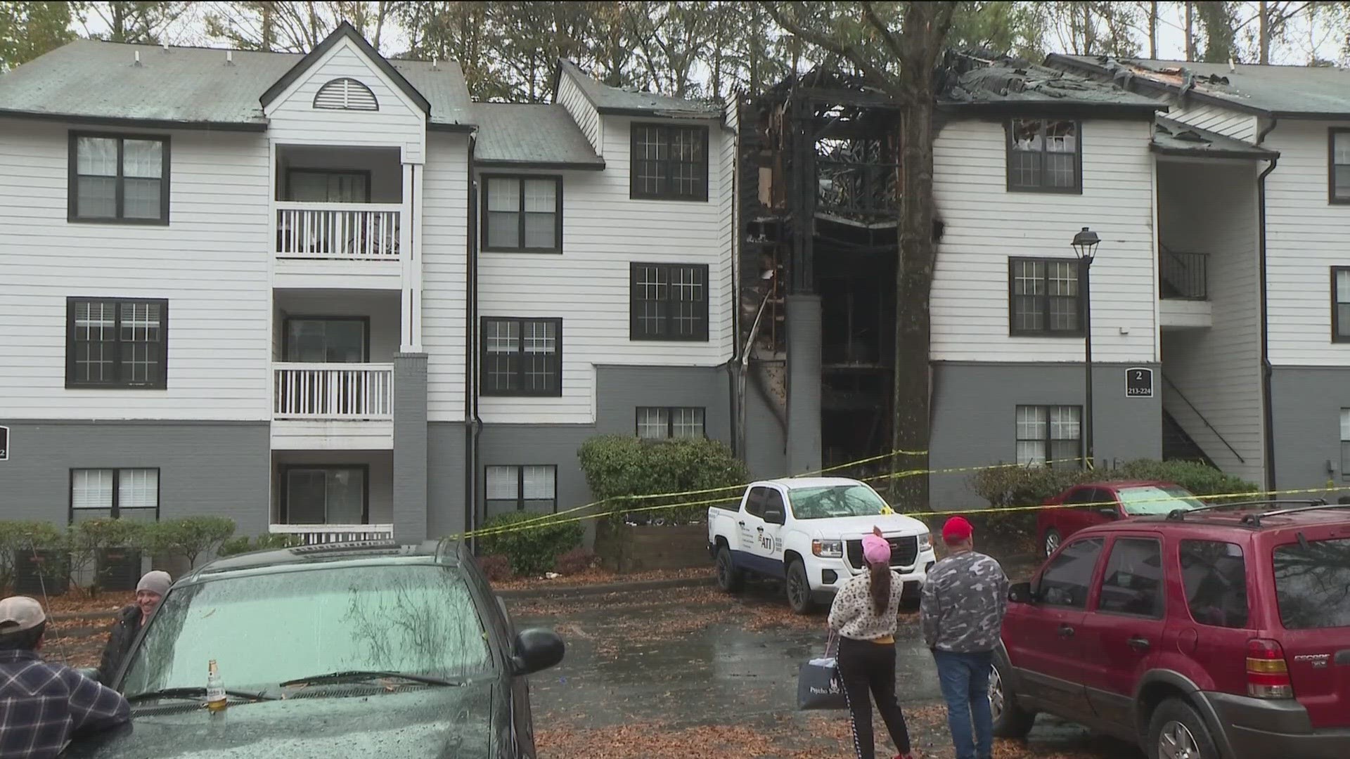 There were 73 people displaced following the fire, according to the Red Cross, but DeKalb Fire said no one was injured, and pets were also rescued.
