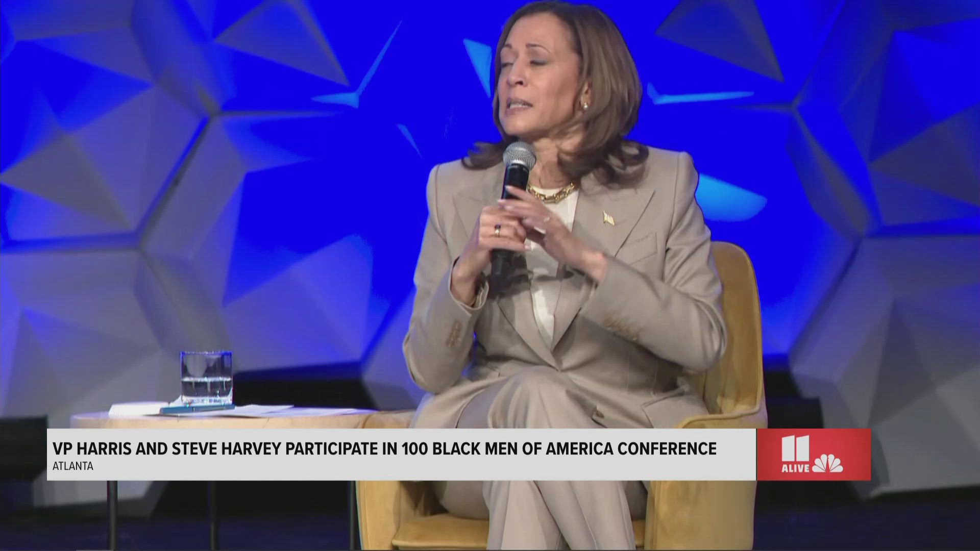 VP Harris speaks on housing at 100 Black Men of America Conference