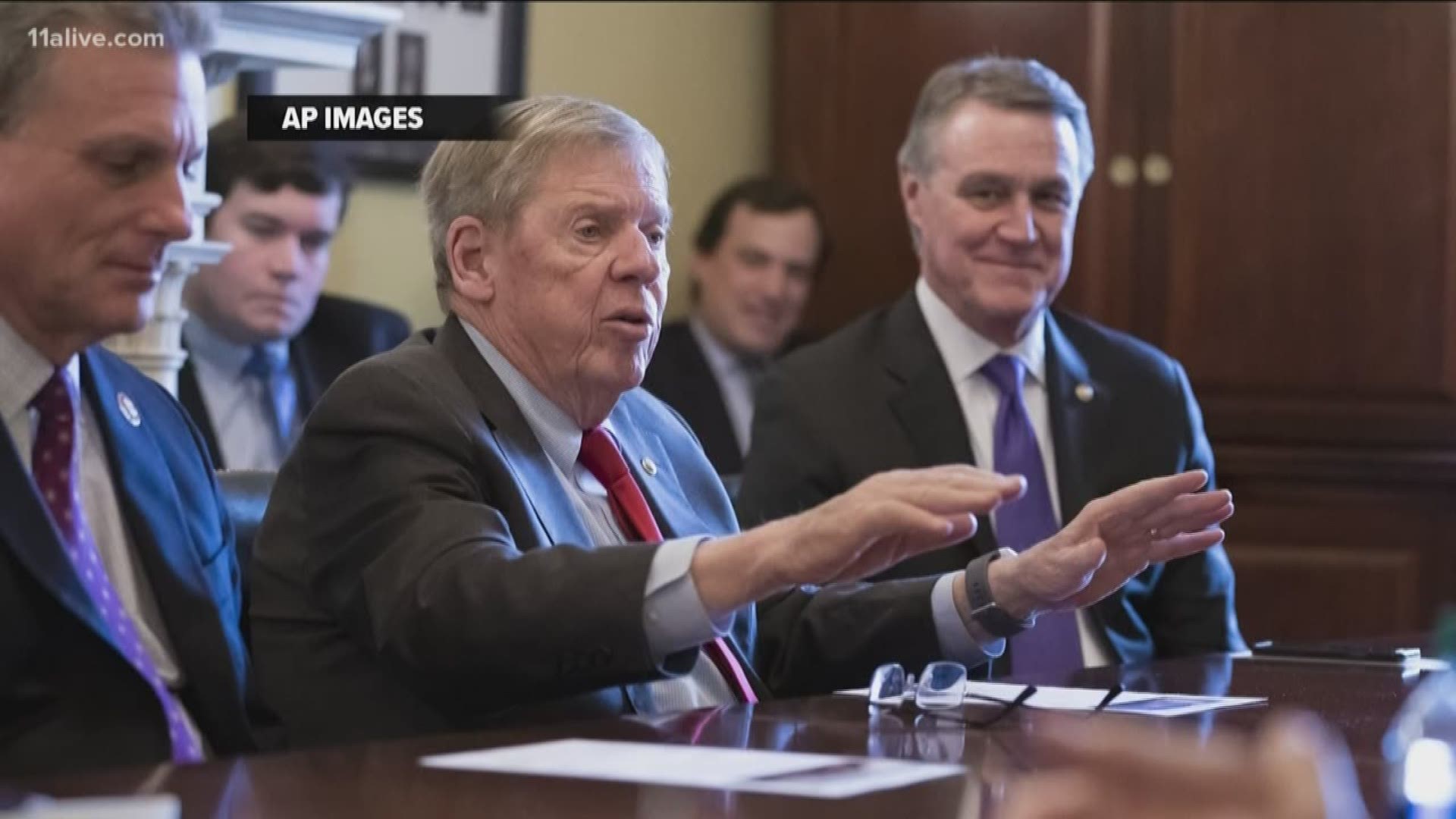 Isakson’s Senate term ends in 2022, and there will be three years left in the term when he vacates the seat in December.