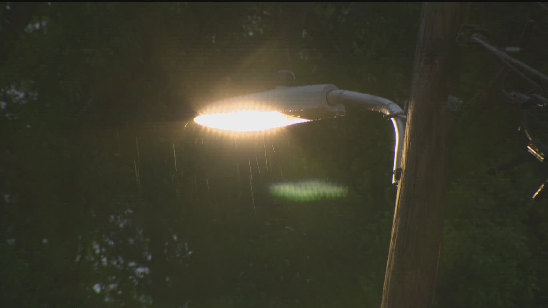 The new LED lights were installed in Atlanta's Adamsville neighborhood.
