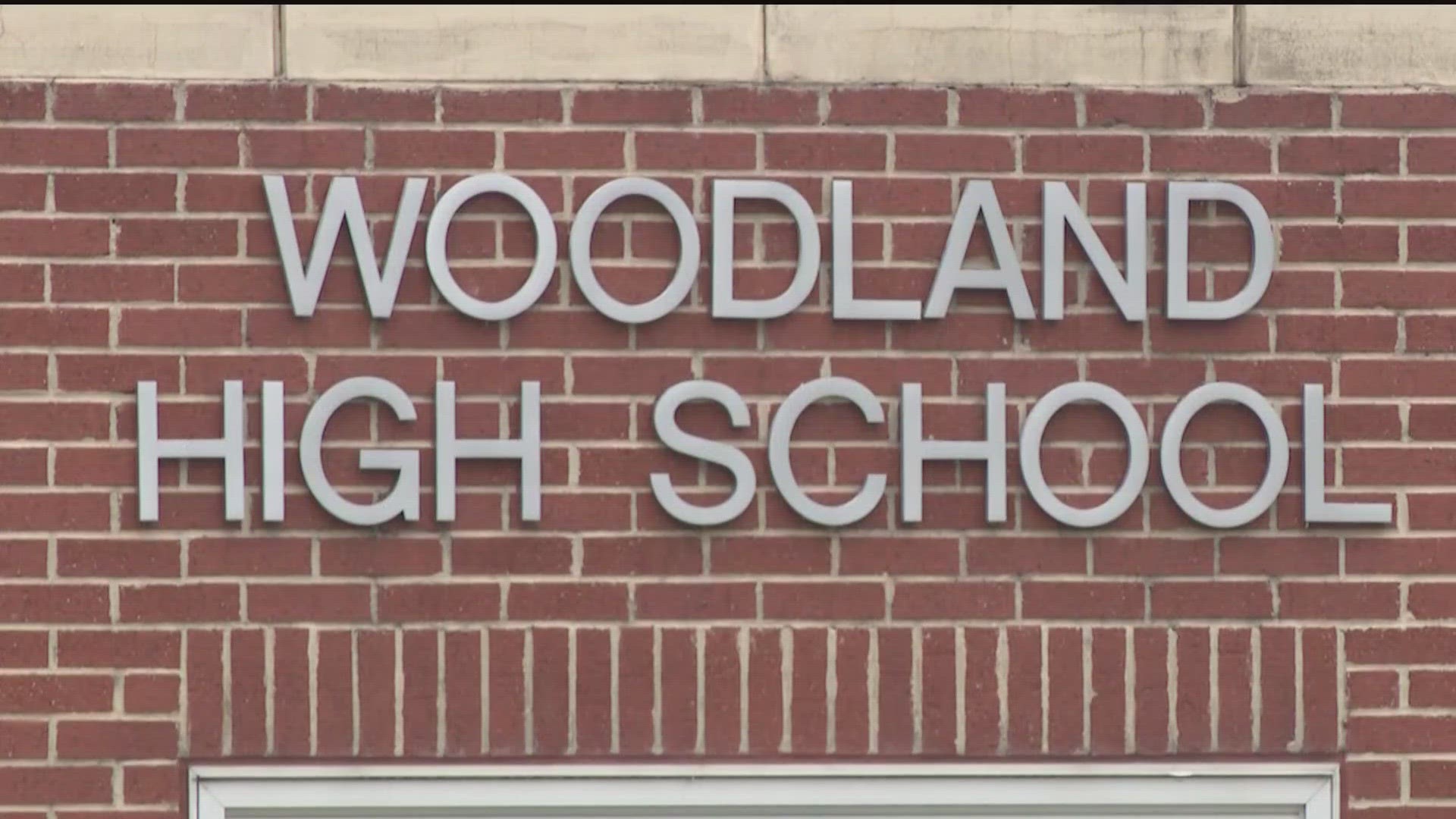 Woodland High School went on soft lockdown as a result of the incident.
