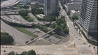 This is what President Trump's motorcade looked like rolling through Atlanta