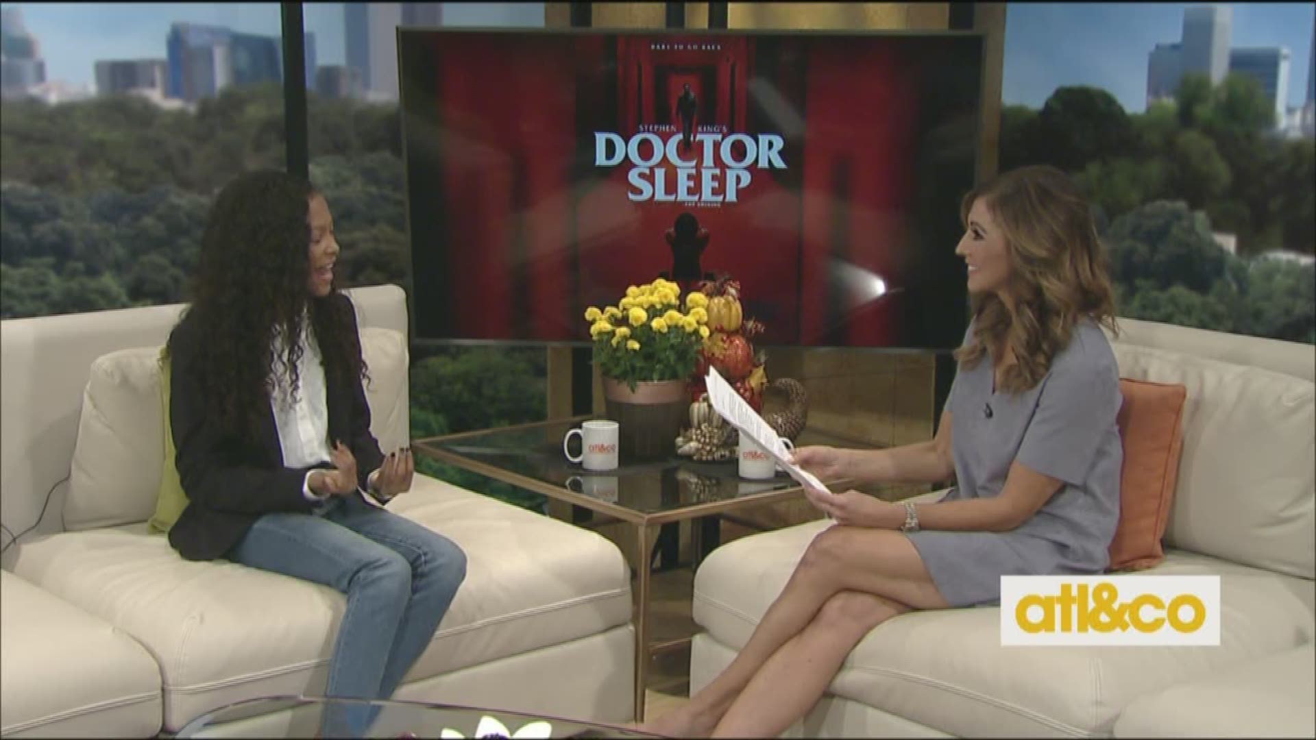 Young actress Kyliegh Curran previews her new movie 'Doctor Sleep,' the sequel to Stephen King's 'The Shining.'