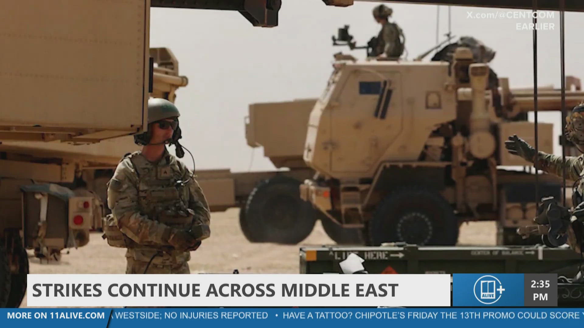 US CENTCOM delivers update on Middle East operations | 11alive.com