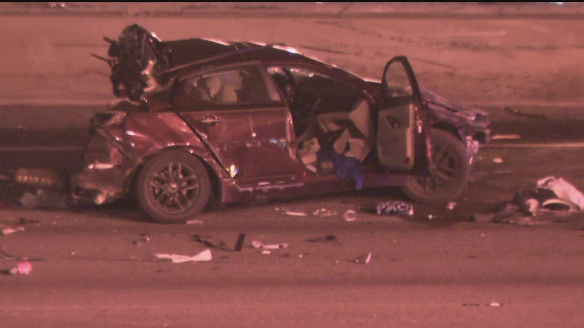 ​It happened around 11:50 p.m. when officers responded to a report of a car accident on I-85 northbound near 17th Street.