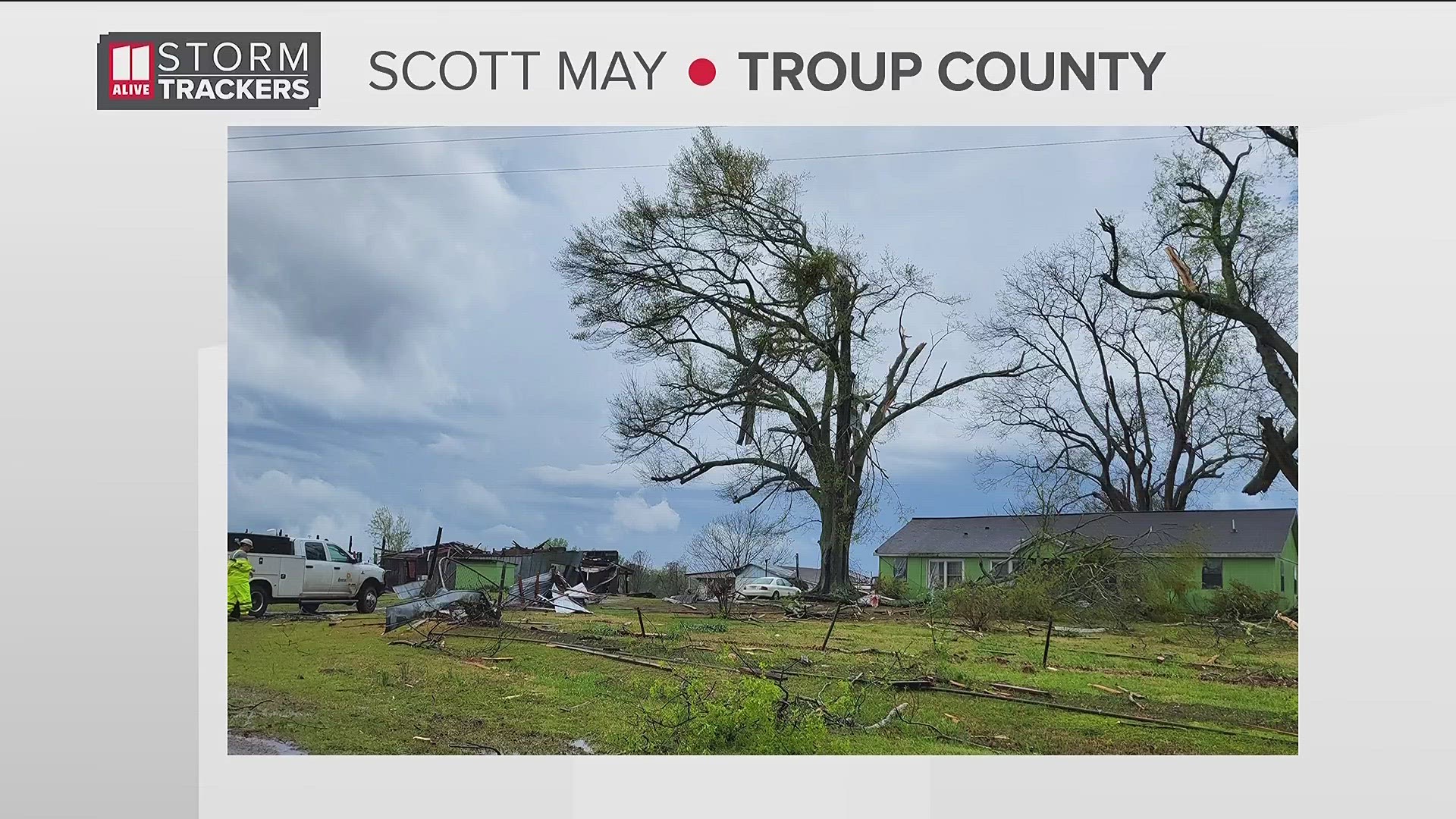 Chaos ensued in Troup County following a tornado touchdown in the area.