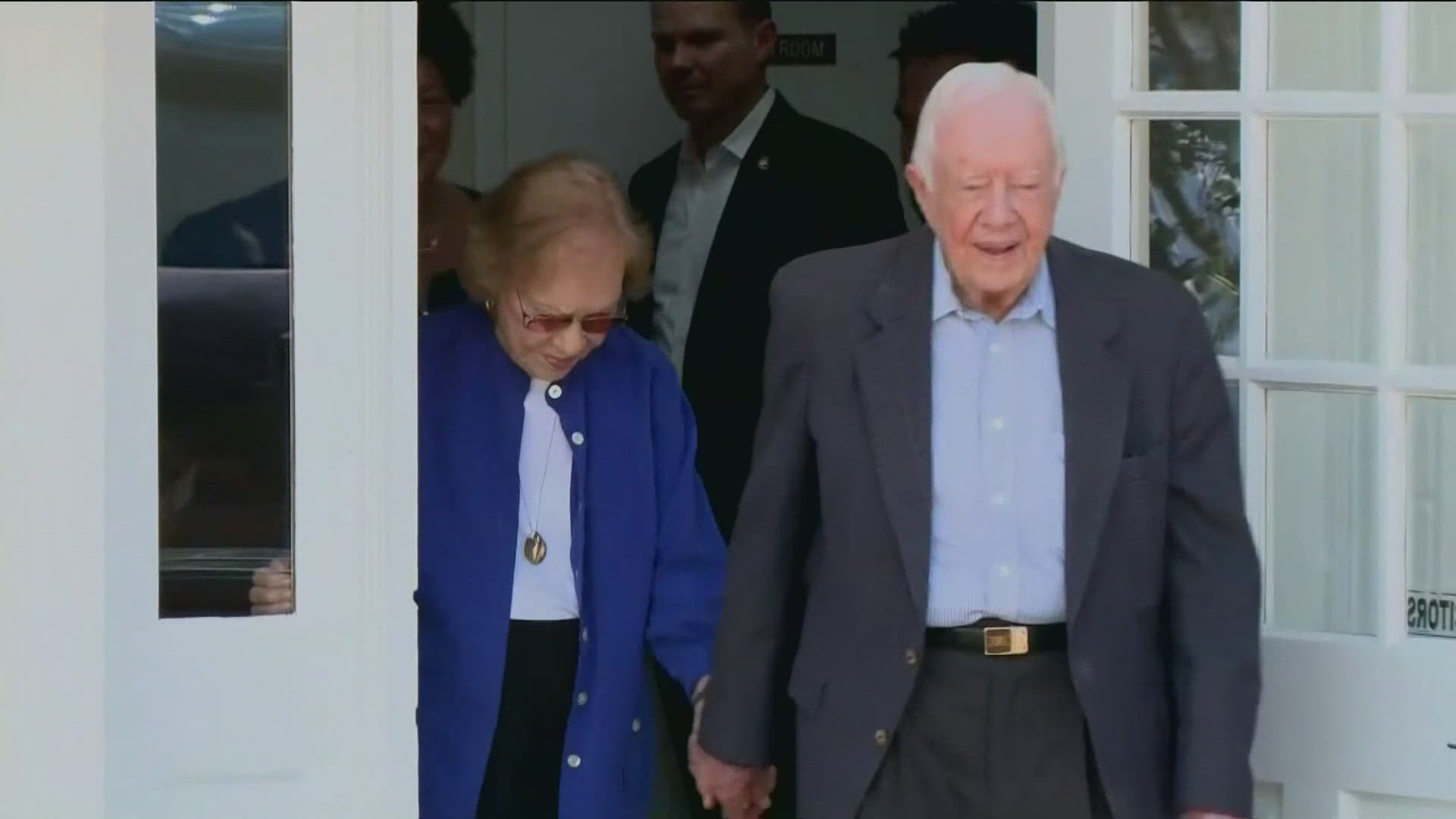 Jason Carter gave a brief update about former President Jimmy Carter on Tuesday at the Rosalynn Carter Georgia Mental Health Forum.