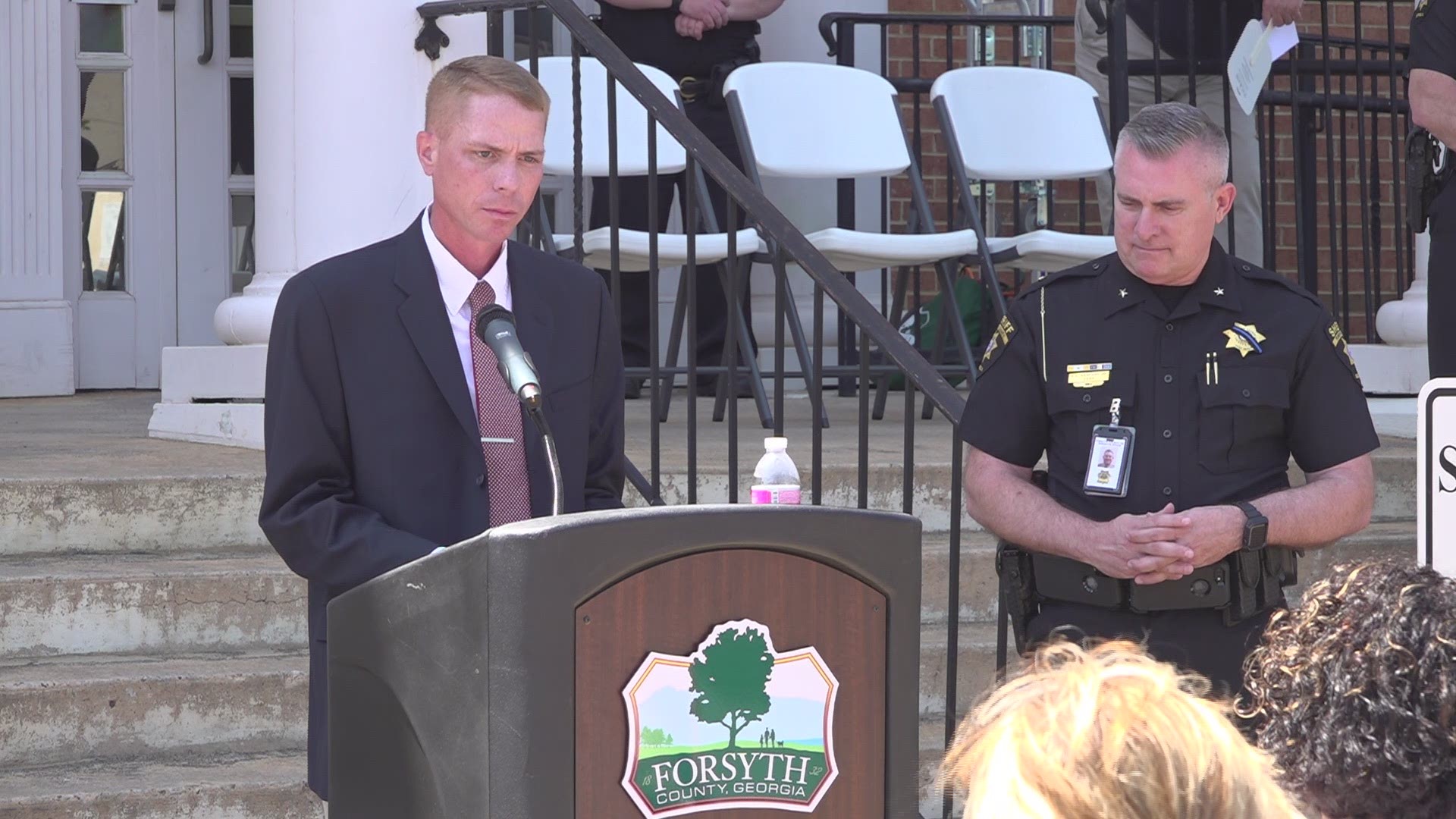 Detective Drue Green of the Forsyth County Sheriff's Office talks about prayer getting him through the dark days before his liver transplant.