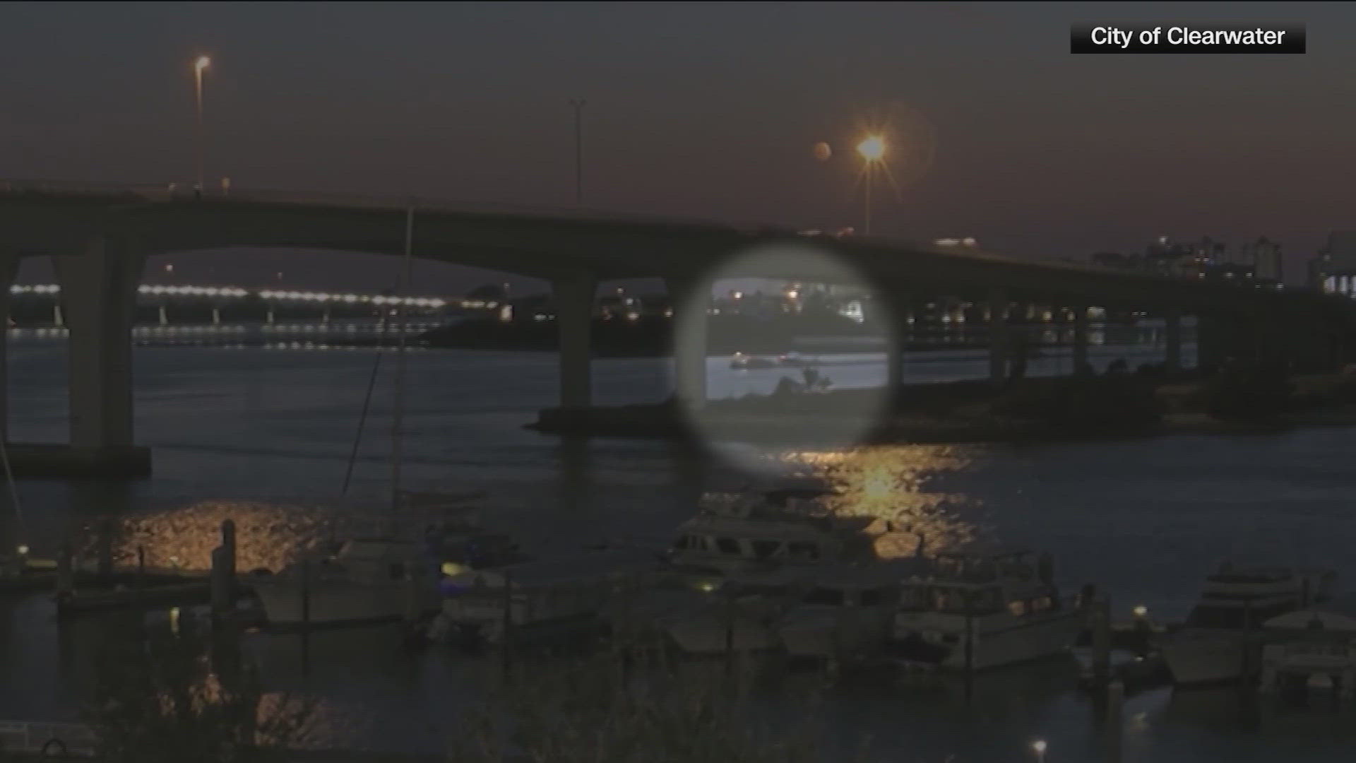 It happened Sunday in Clearwater near the Memorial Causeway.