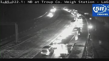 All lanes reopened on I-85 NB in Troup County near Hwy 54