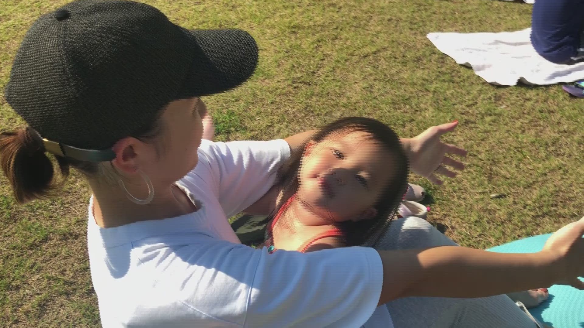 Video of Yoga in the Park: Toddler & Me.