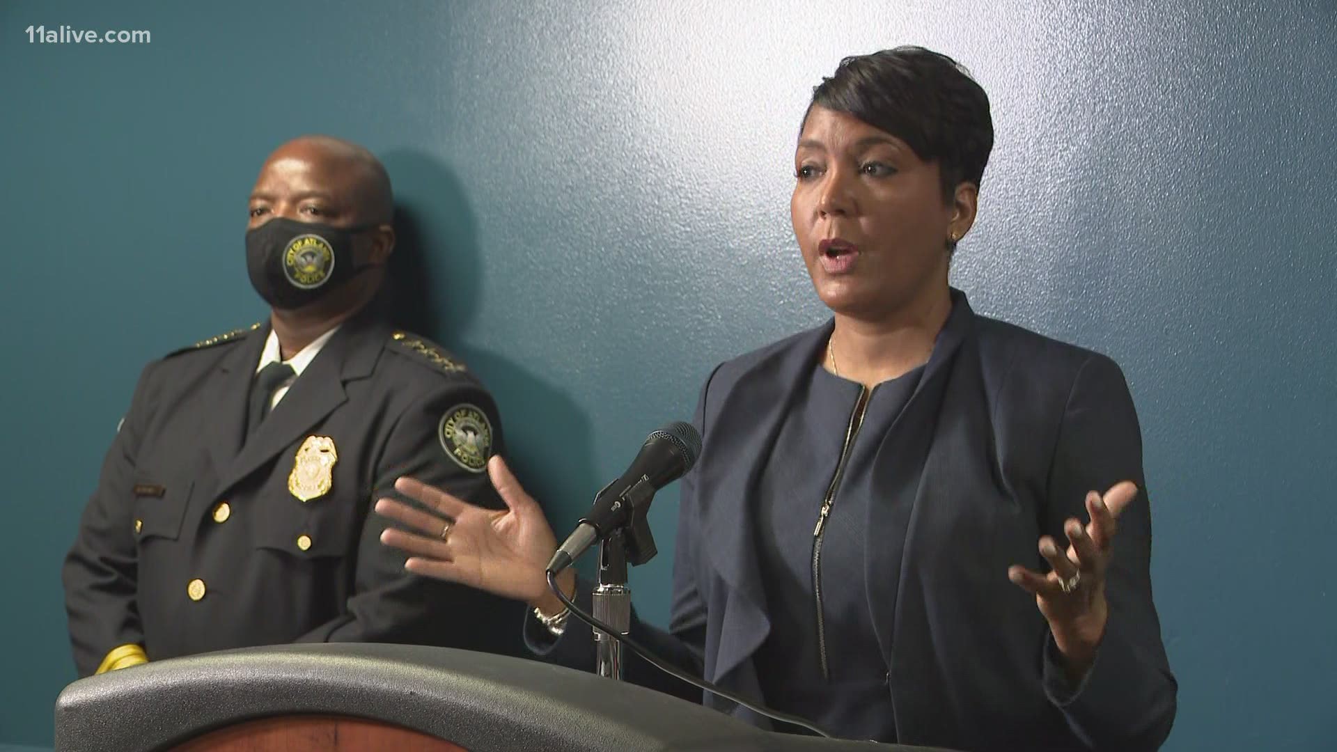 Bottoms said APD has removed more than 2,000 guns across the city and arrested more than 700 violent offenders.