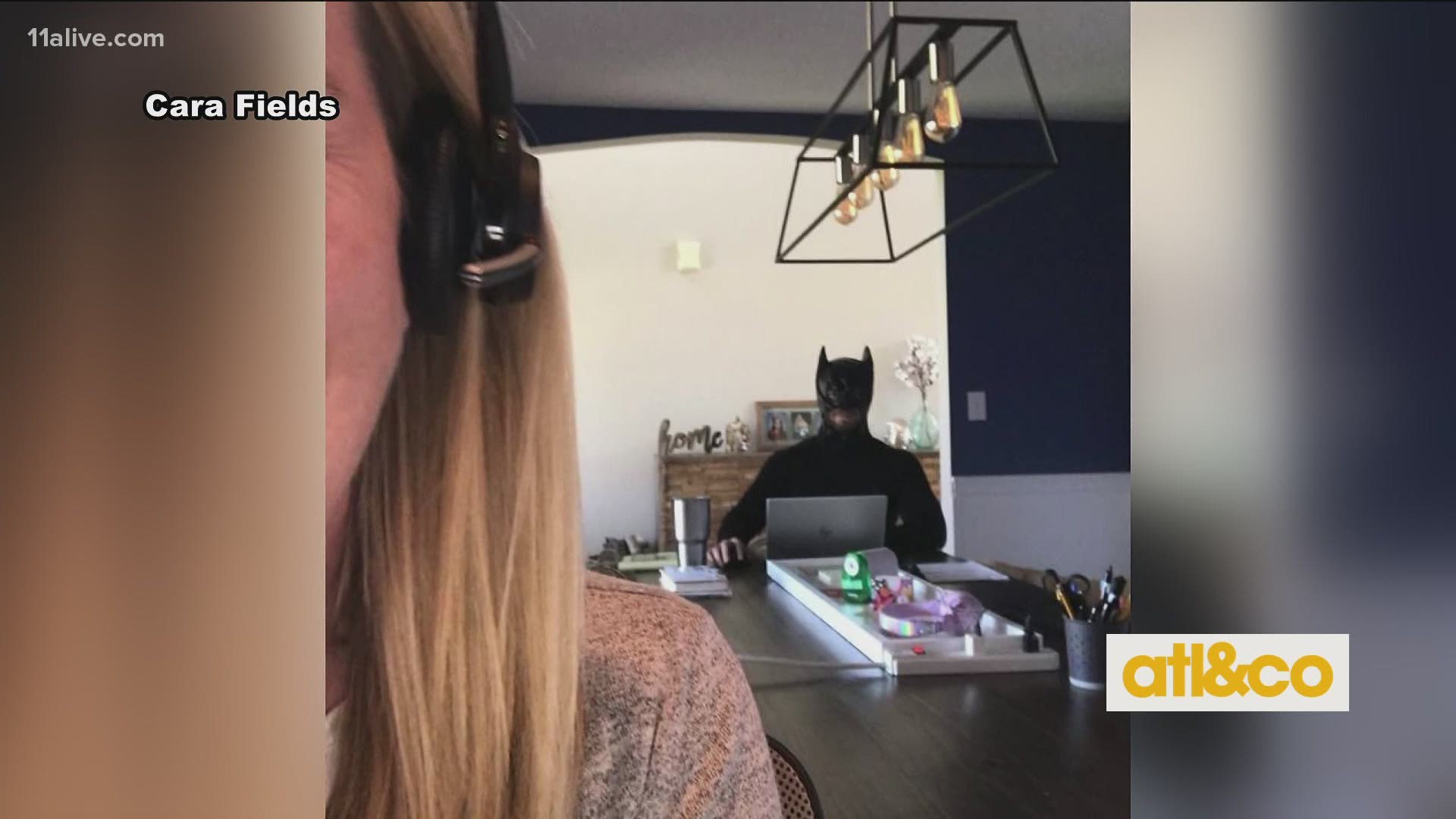 One husband is making working from home a little more fun by donning costumes in the background of his wife's Zoom calls! Cara Kneer shares in "It's All Good."