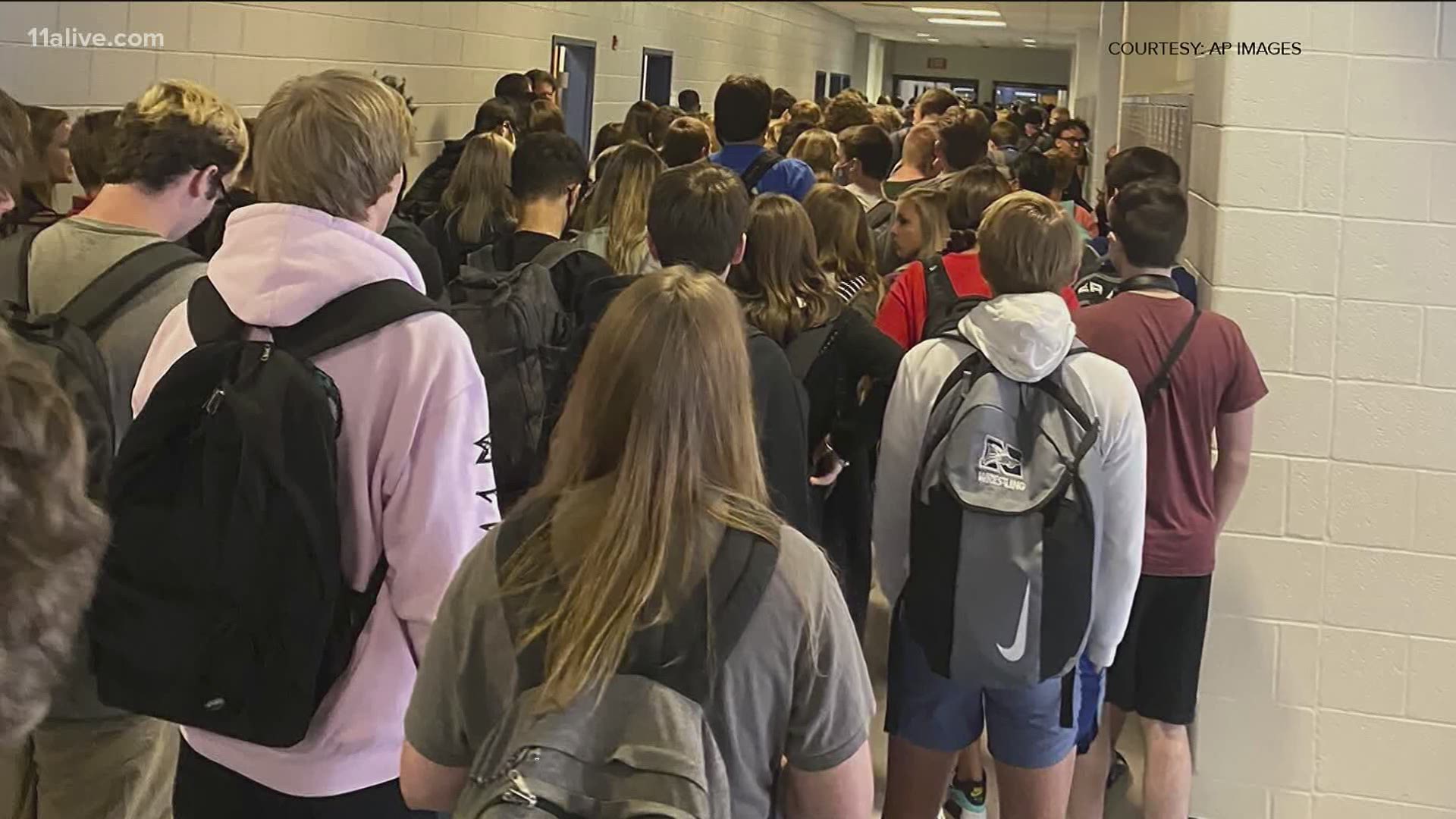 A photo of North Paulding High School shared by a student has garnered reaction around the U.S. Now, the same school announced COVID infections.