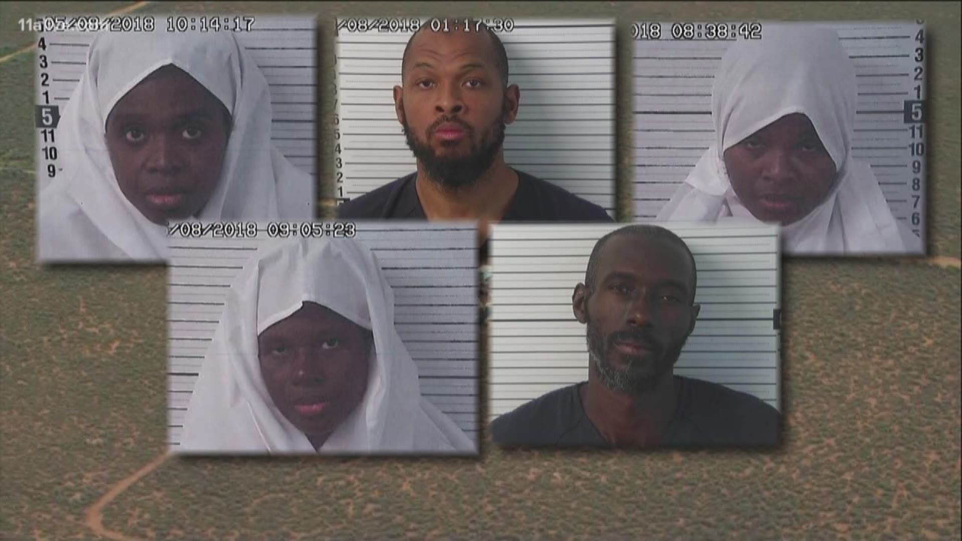 Federal investigators said the five people were running a terrorist training camp in the New Mexican desert.