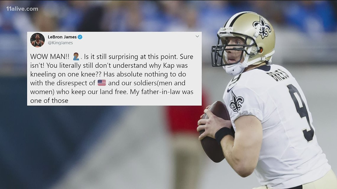 Drew Brees' jersey burned by Saints fans after his comments on national  anthem protests