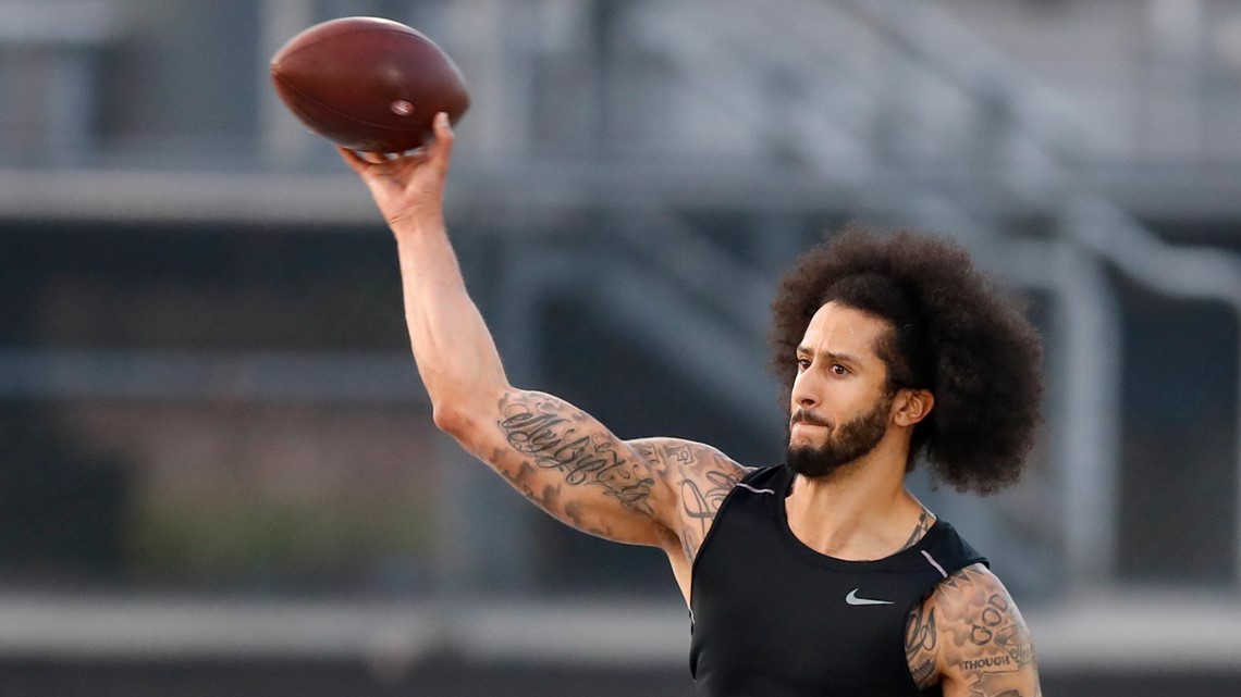 Colin Kaepernick coordinates workout with Saints wide receiver