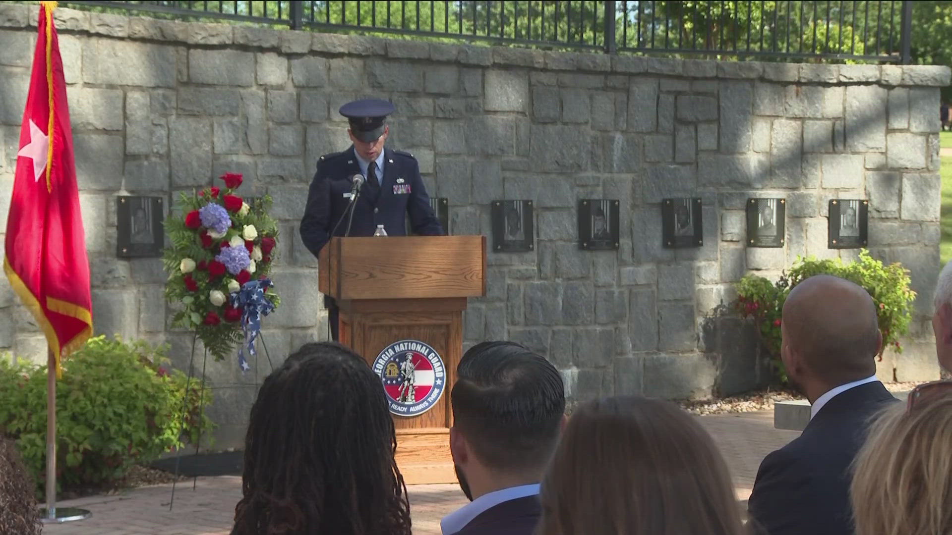 It's a special way to honor the brave men and women who gave their lives in service of the country.