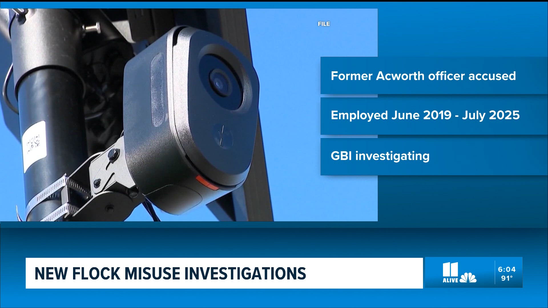 Former Acworth officer being investigated for alleged misuse of Flock