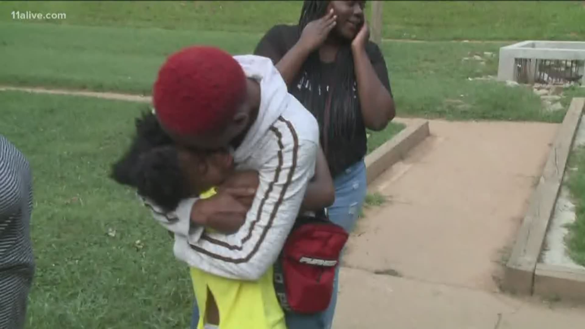 10-year-old Rozaria Johnson was reunited with her mom by police just before 8 a.m. Saturday. Her mother was just thankful to have the little girl back at home.