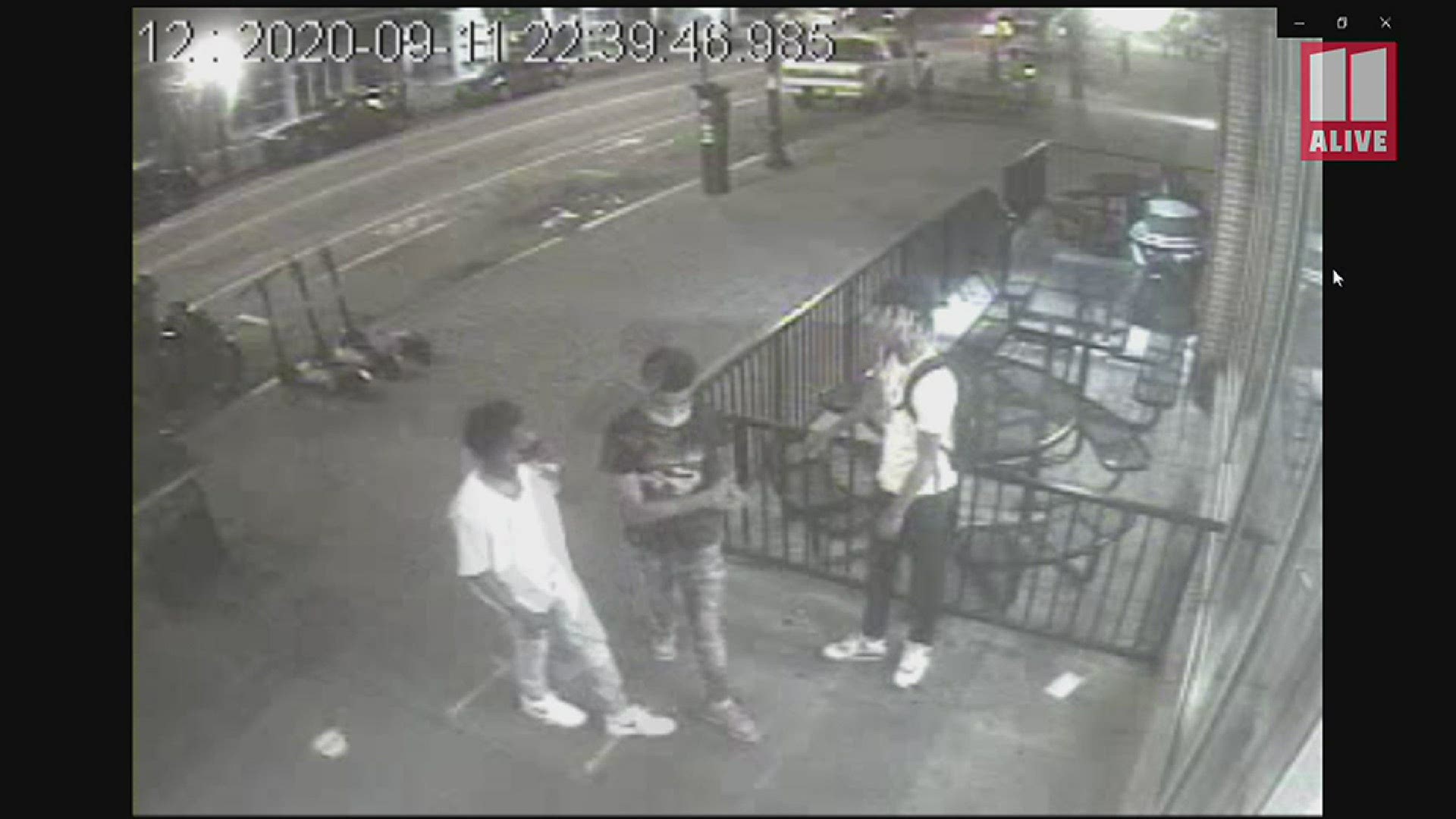 Police are looking for three males who they said shot at two others outside a business on 5th Street, N. W., on Friday evening, Sept. 11, 2020.
