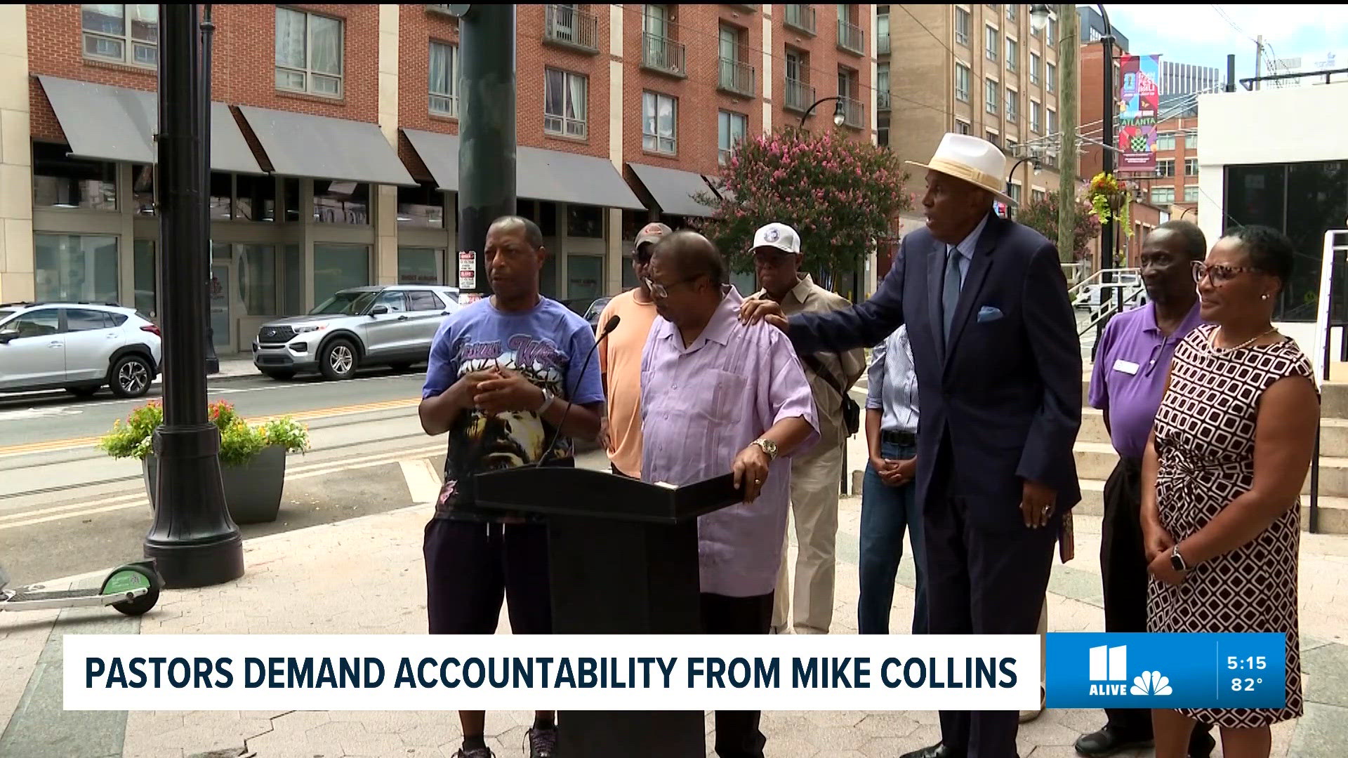 Denunciation Example Black pastors call on GOP Senate nominee Mike Collins to apologize over ...