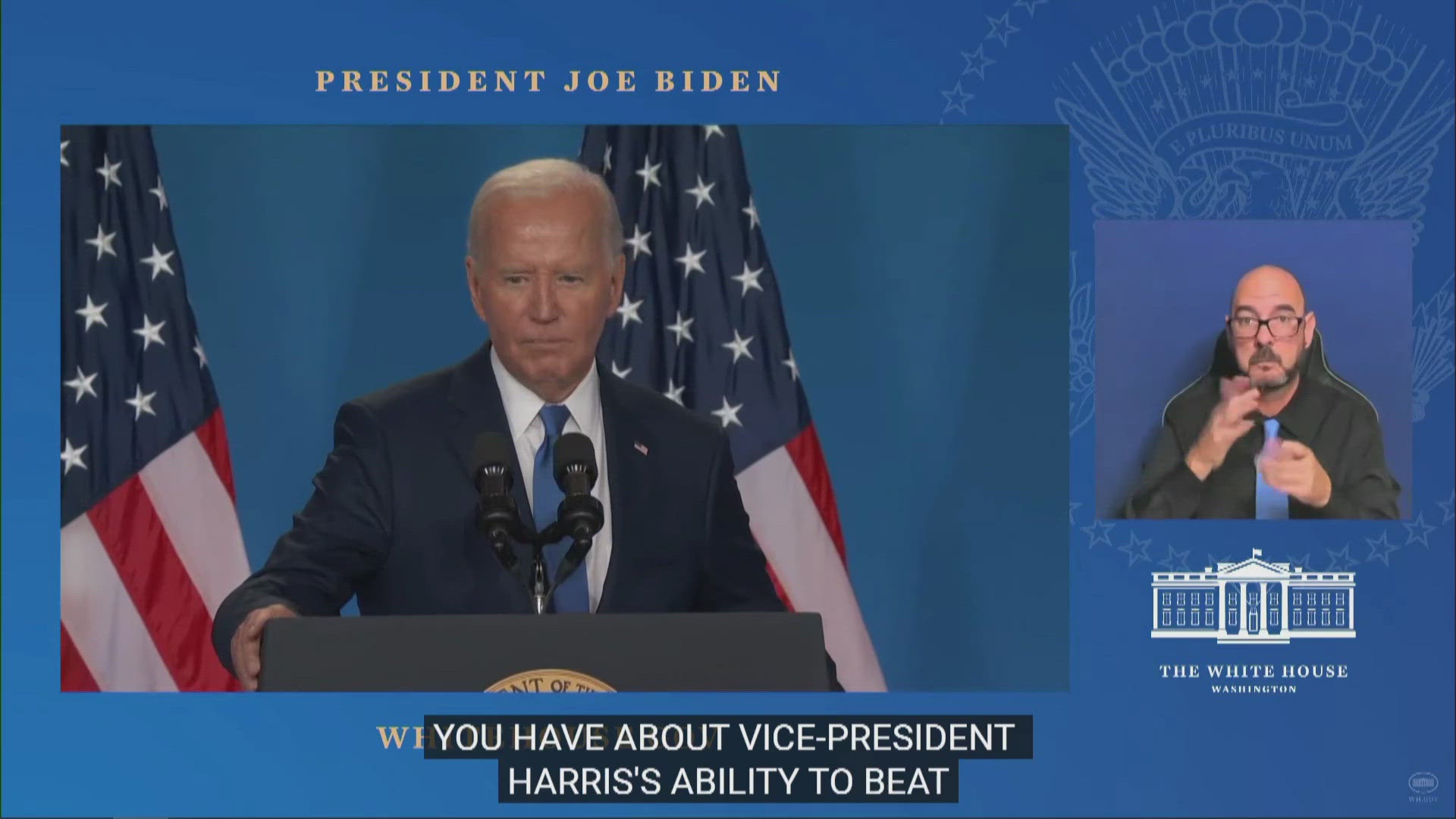 President Biden Mixes Up VP Kamala Harris And Former President Donald ...