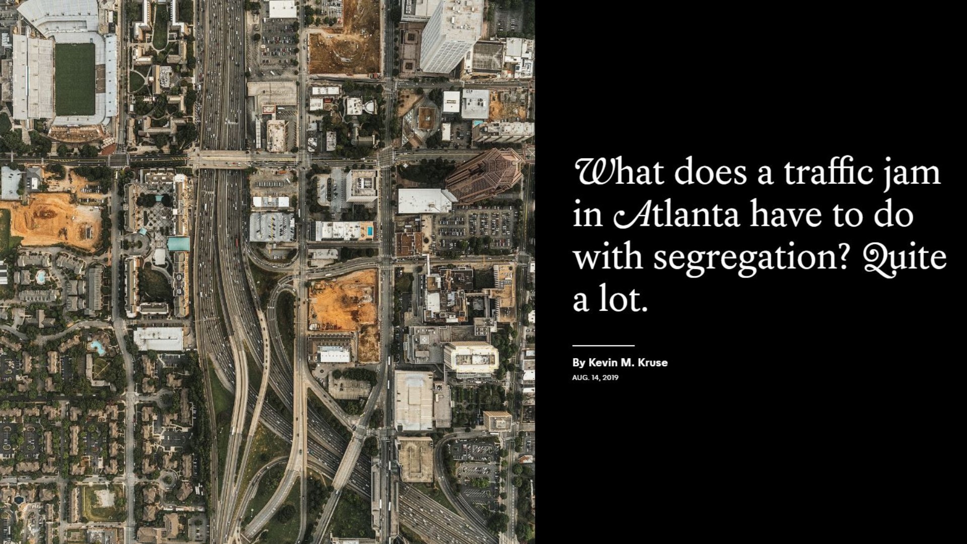 Historian Explains How Modern Atlanta Traffic Traces Back To Segregation 9881