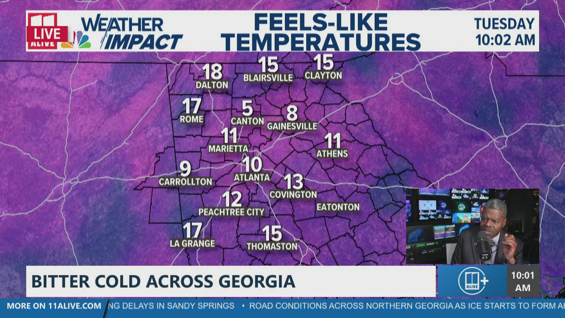 Bitter cold grips Georgia as forecast unfolds | 11alive.com