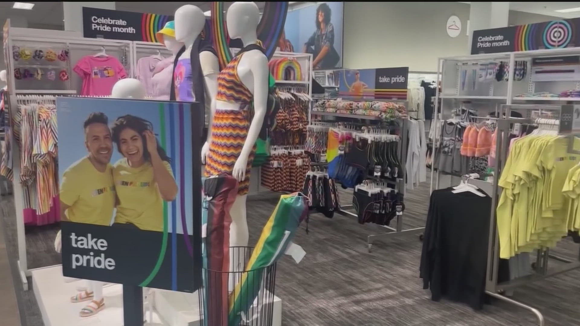 Target said it's going to limit Pride merchandise at some of its stores. This comes after backlash and confrontations inside stores last year.