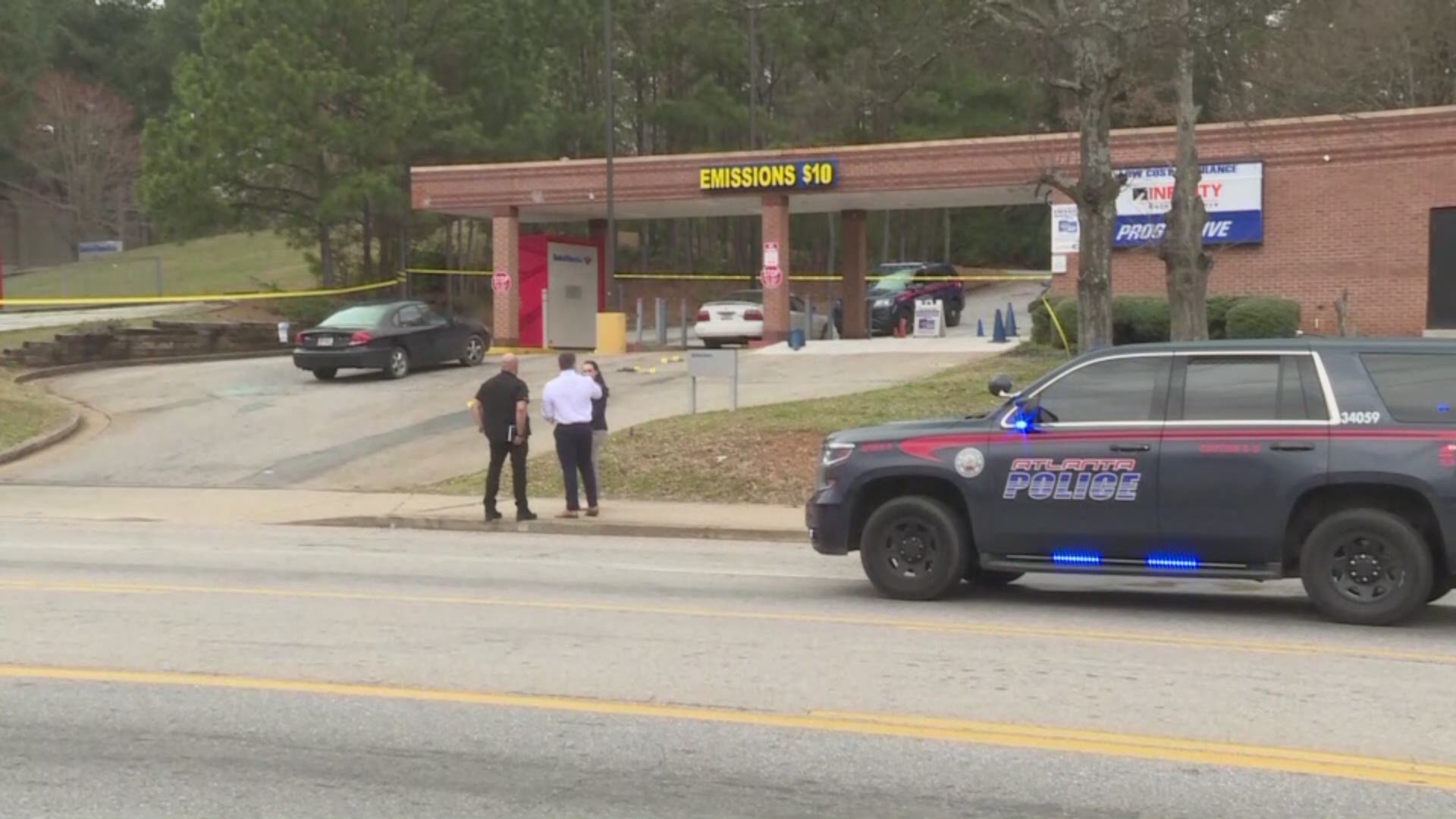 Atlanta Police said a woman was critically injured in a shooting on Campbellton Road Wednesday afternoon. They said when officers arrived, they discovered the woman with a gunshot wound to the torso.