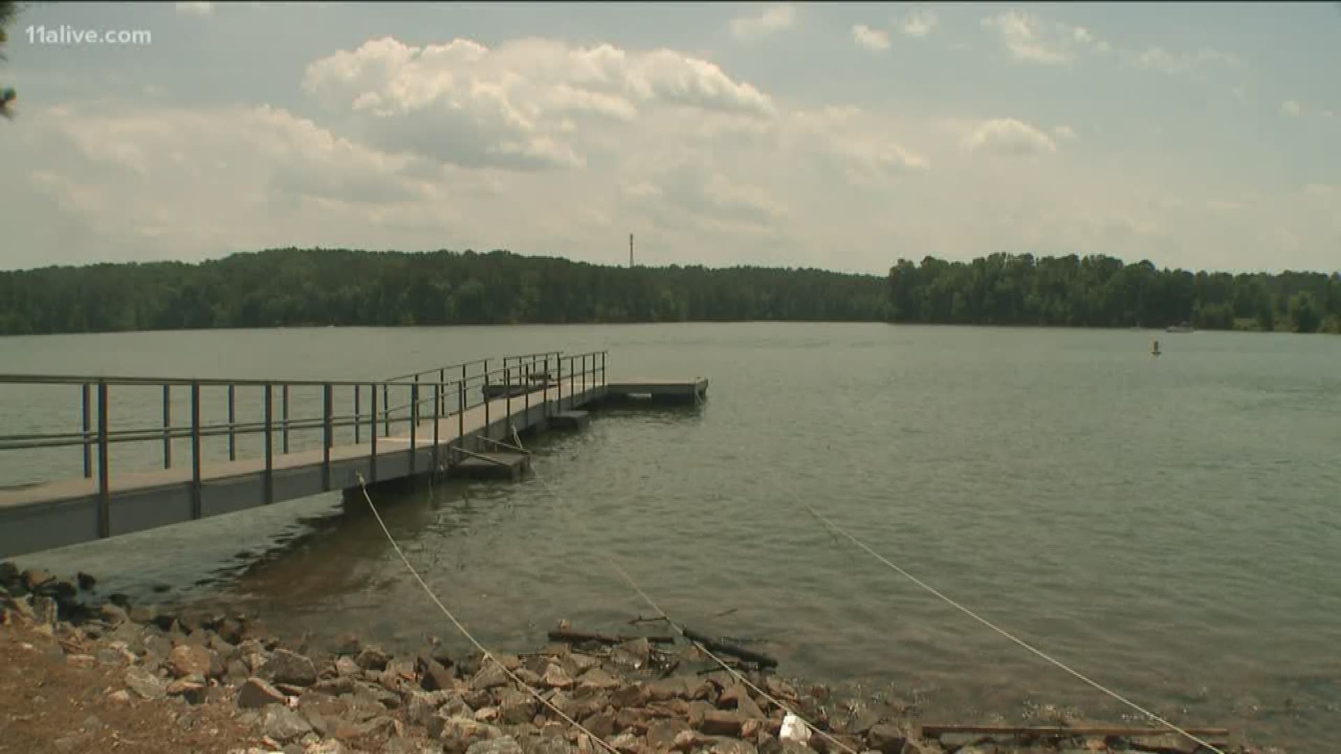 The victim jumped into West Point Lake from his boat to try and rescue his father.