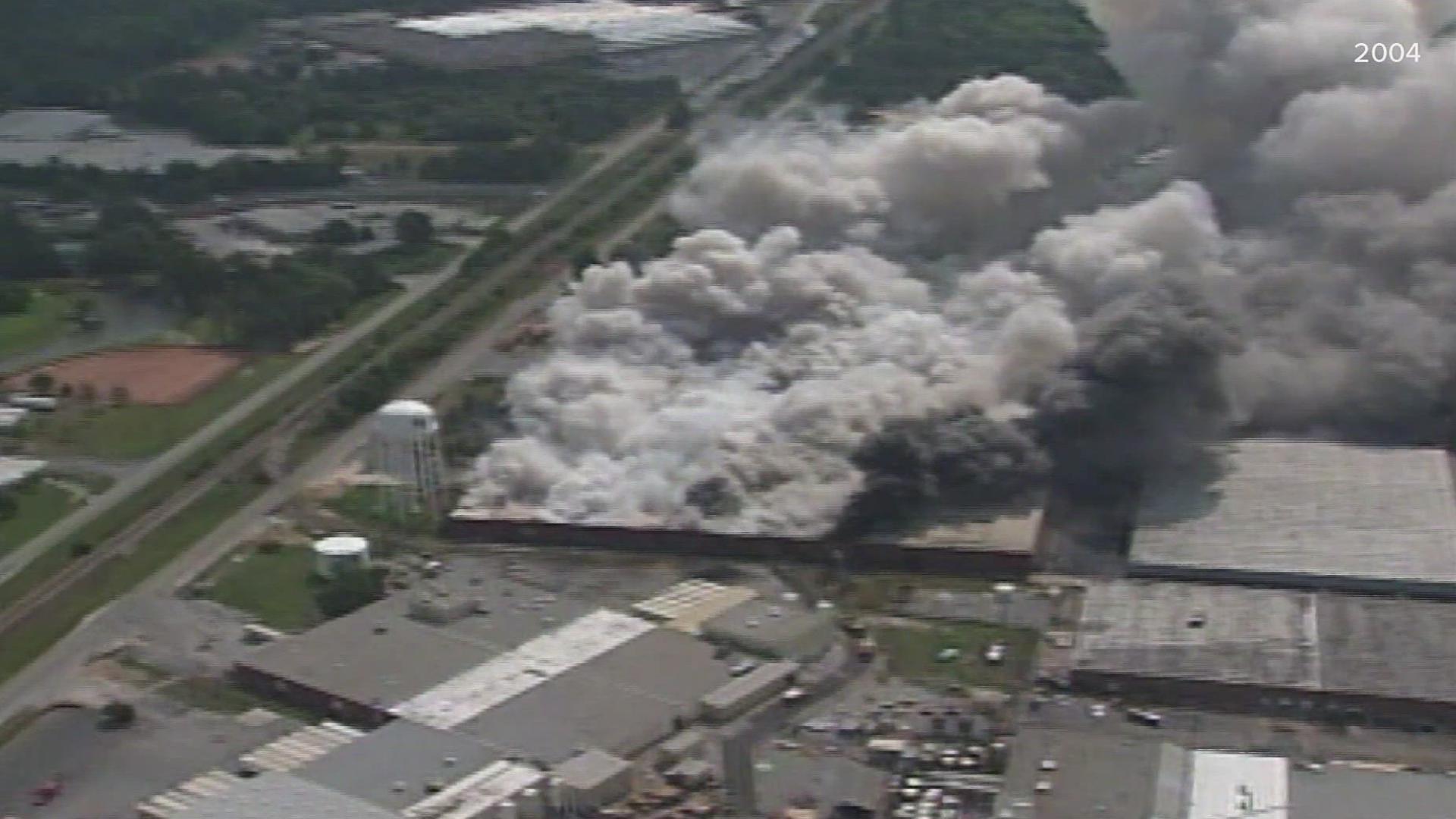 Records show that the plant has a history of safety violations and fires.