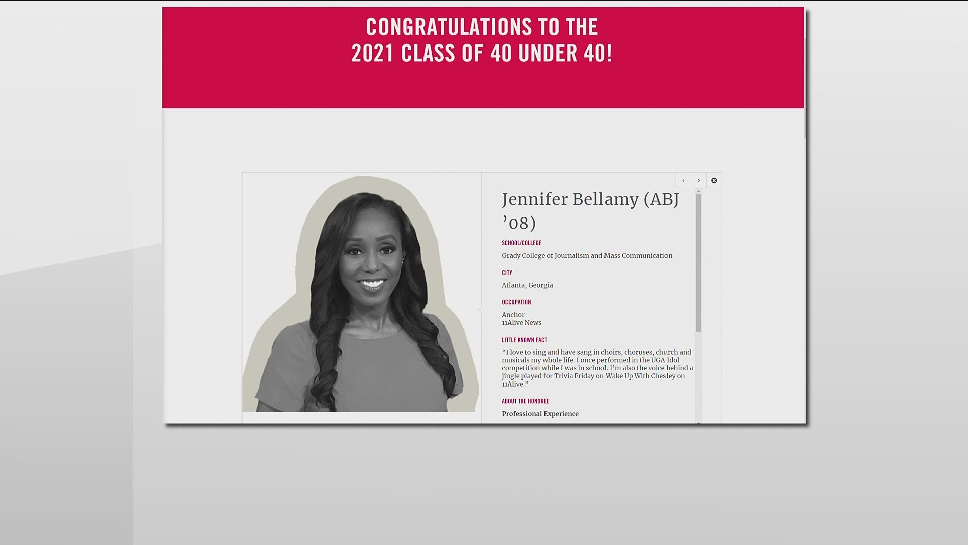 Congratulations, Jennifer!