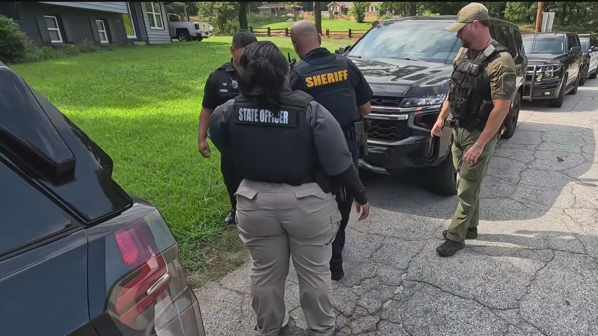 Deputies spent the last two days searching for people wanted for crimes, including murder, robbery, and rape.