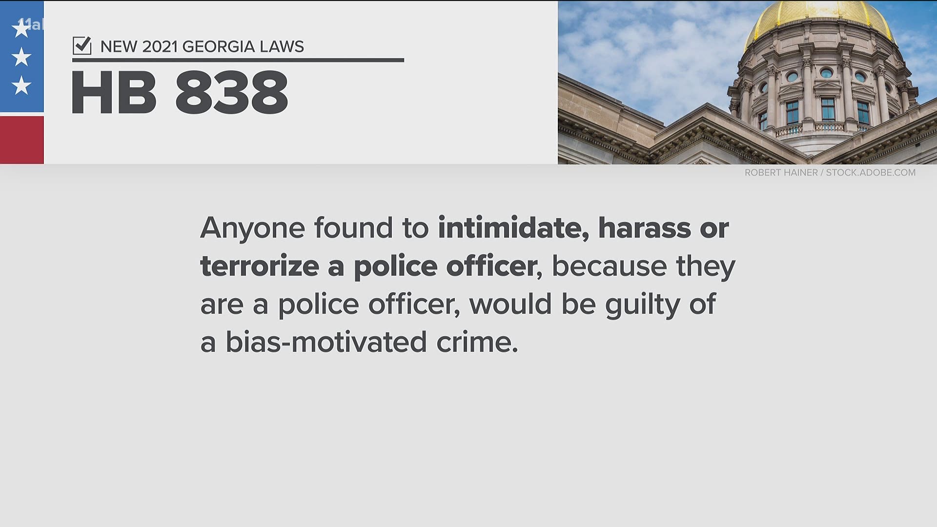 The "Police Hate Crimes Bill" is one of the most notable ones.