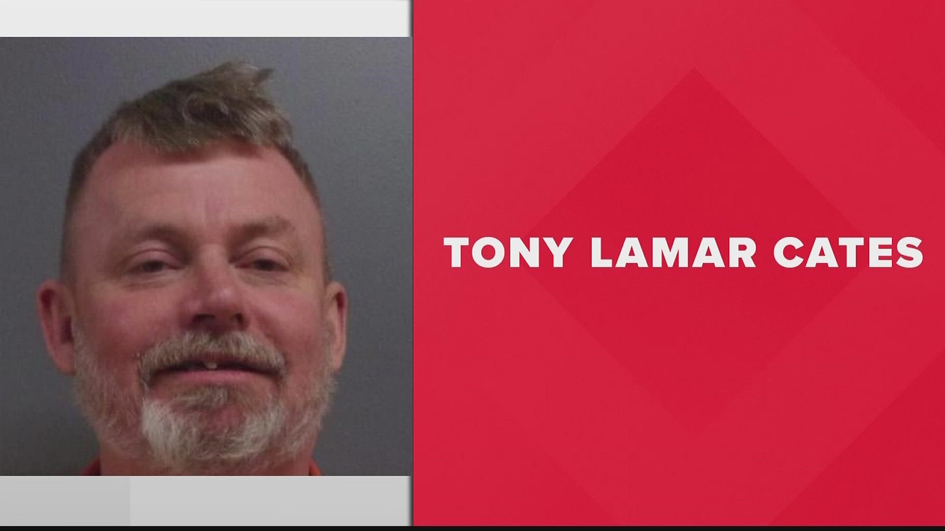 Authorities said this may be related to the missing person case surrounding Tony Lamar Cates.