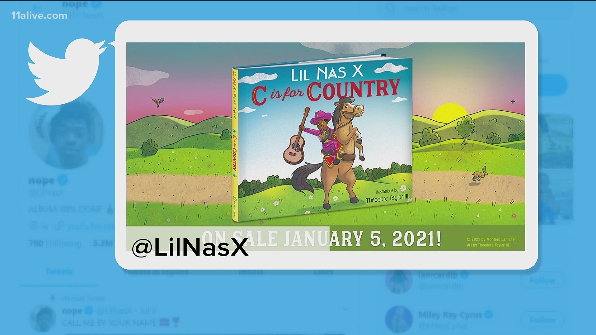 Lil Nas X releasing children's book in 2021 