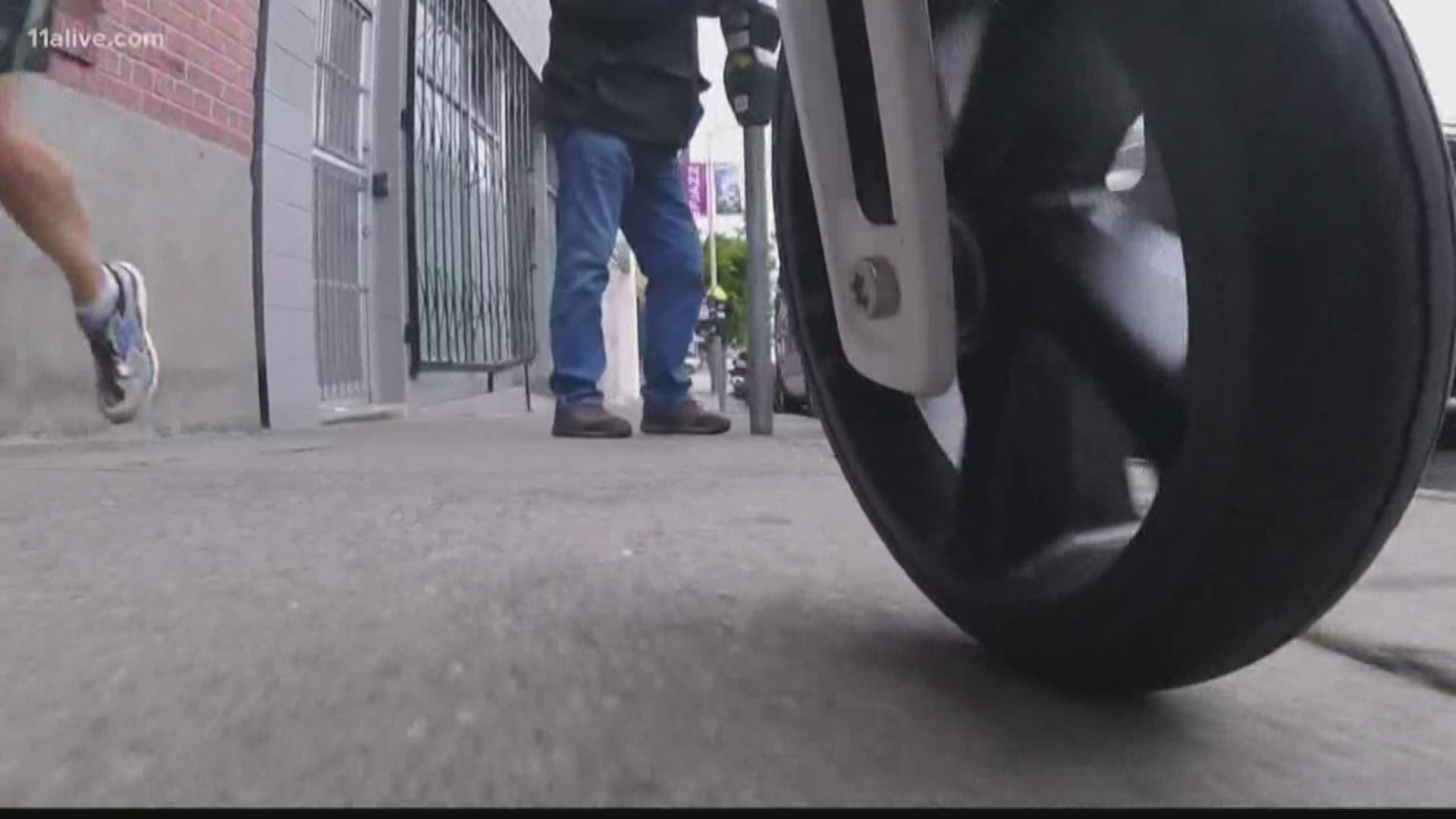 After Atlanta's mayor imposed a nighttime ban on e-scooters and other dockless mobility devices, the company says they are pulling them out of the Atlanta market.