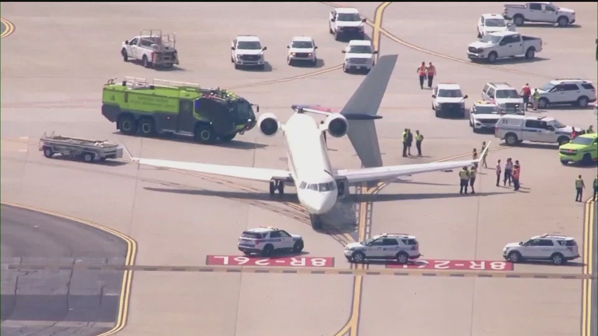 Two planes struck each other at Hartsfield-Jackson Atlanta International Airport on Tuesday, damaging one of the aircraft.