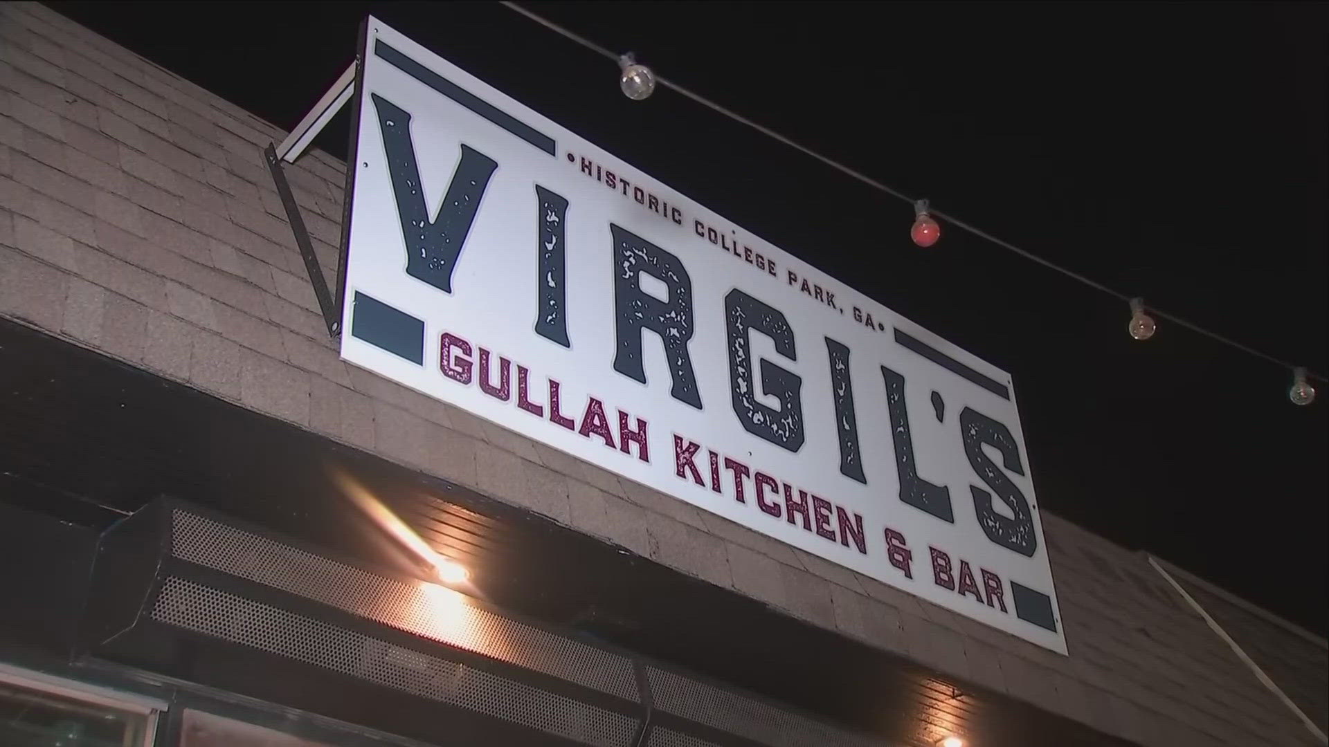 Virgil's Gullah Kitchen & Bar said the fire started at its restaurant around 10 a.m., and the College Park Fire Department has determined it to be "a total loss."