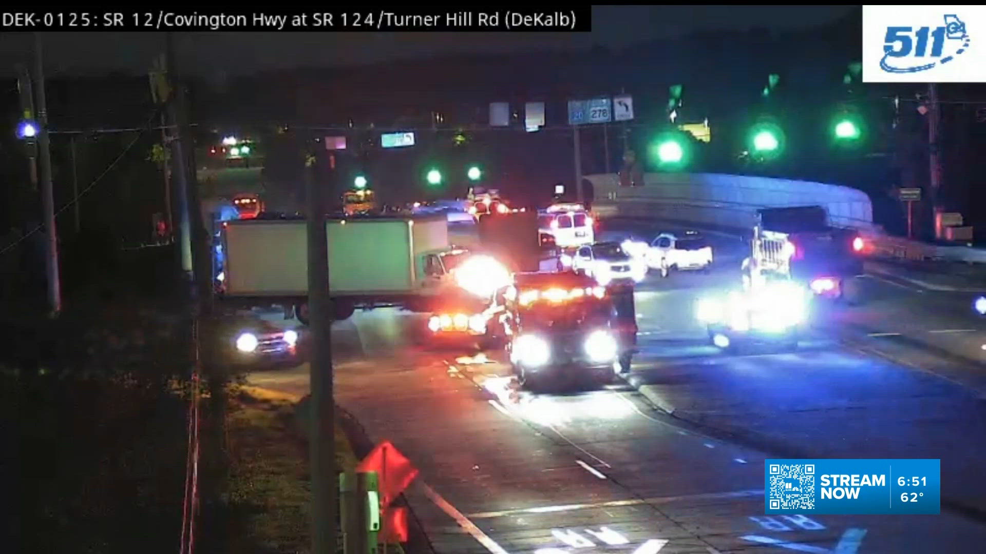 Crash involving school bus in DeKalb County blocking lanes | 11alive.com