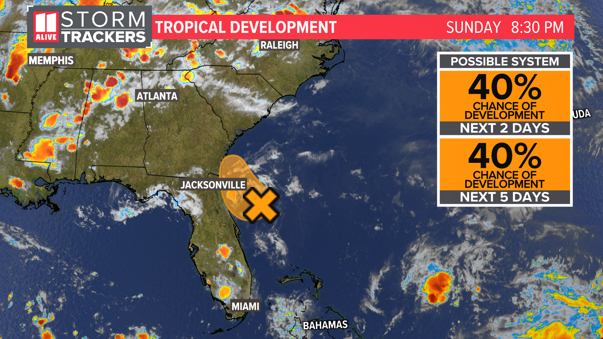 30% chance of tropical development off the Florida coast | 11alive.com