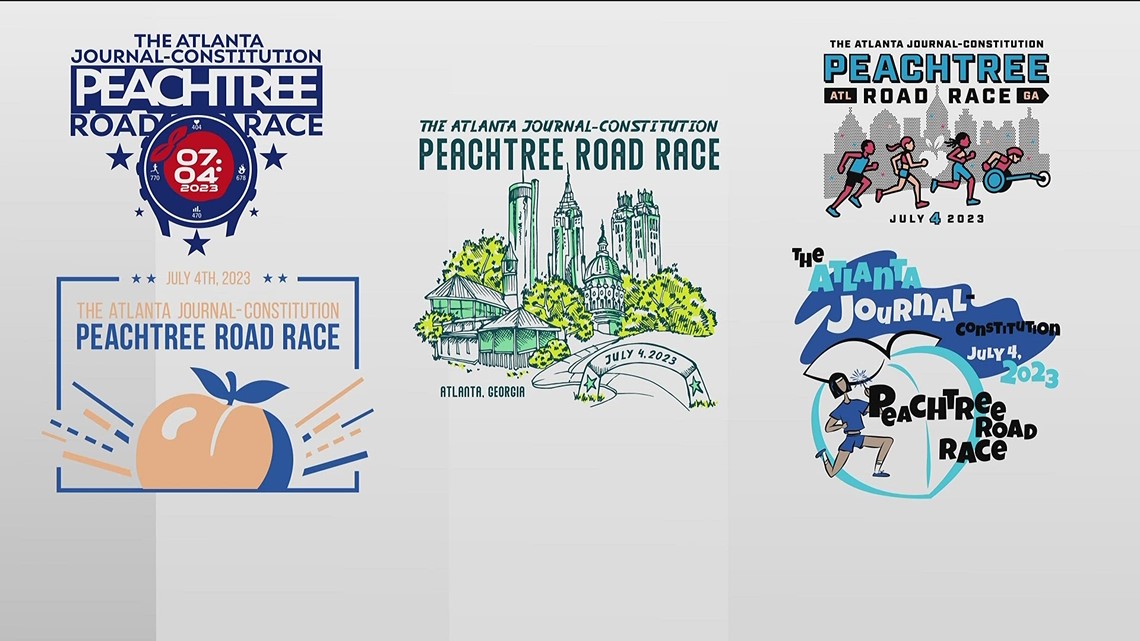 It's time to vote for the 2023 Peachtree Road Race shirt