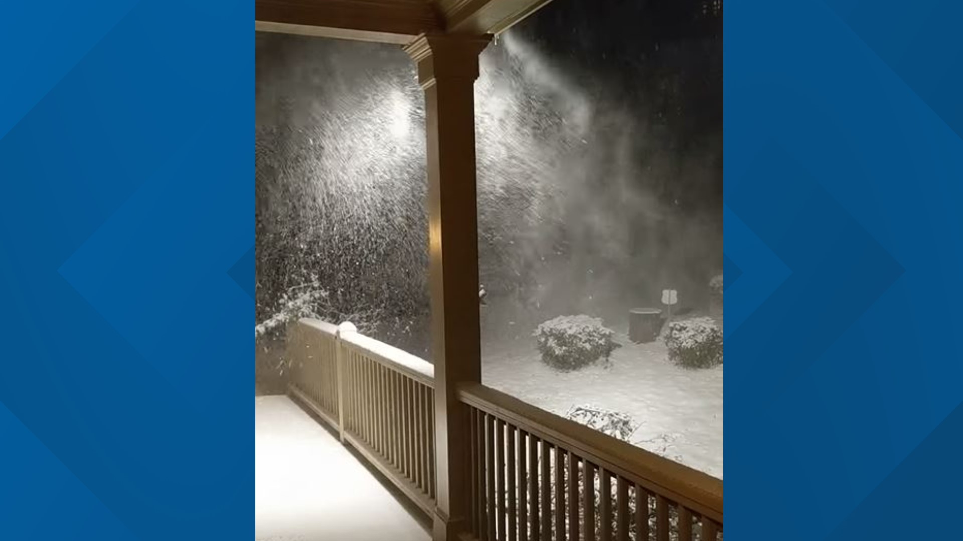 North white Christmas Atlanta flurries ring in holiday