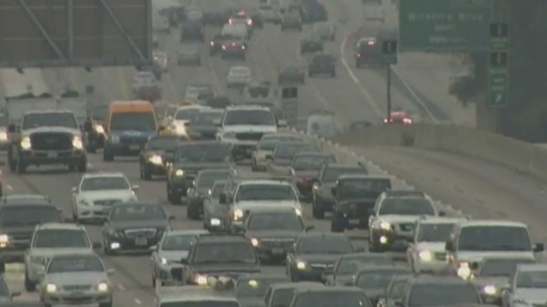Atlanta ranked 10th nationwide for traffic congestion - down a spot from last year - in a recent survey.