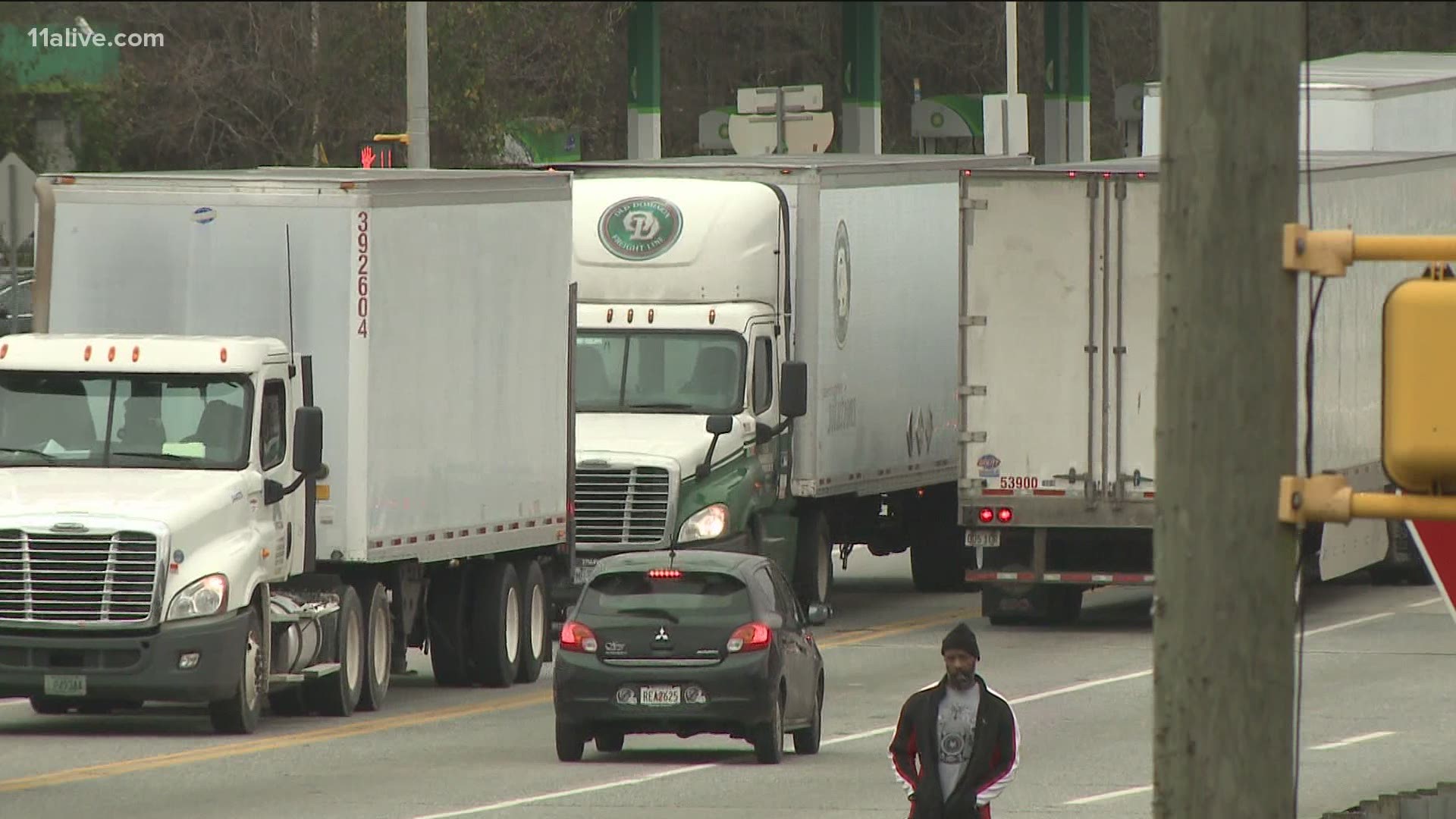 Some companies are struggling to find truck drivers.