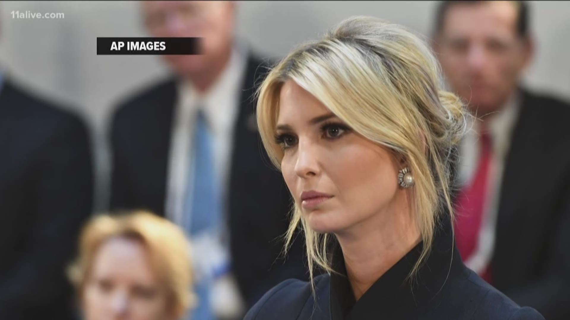 Ivanka is expected to discuss human trafficking.