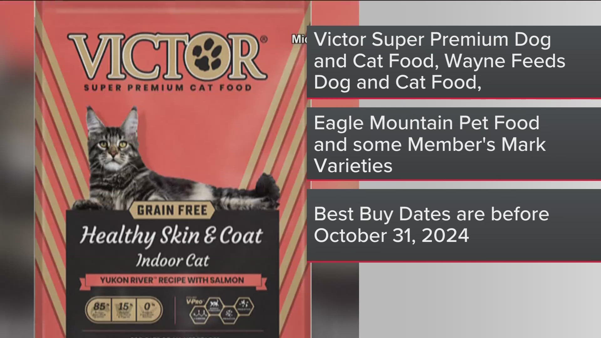 Expanded pet food recall over salmonella concern