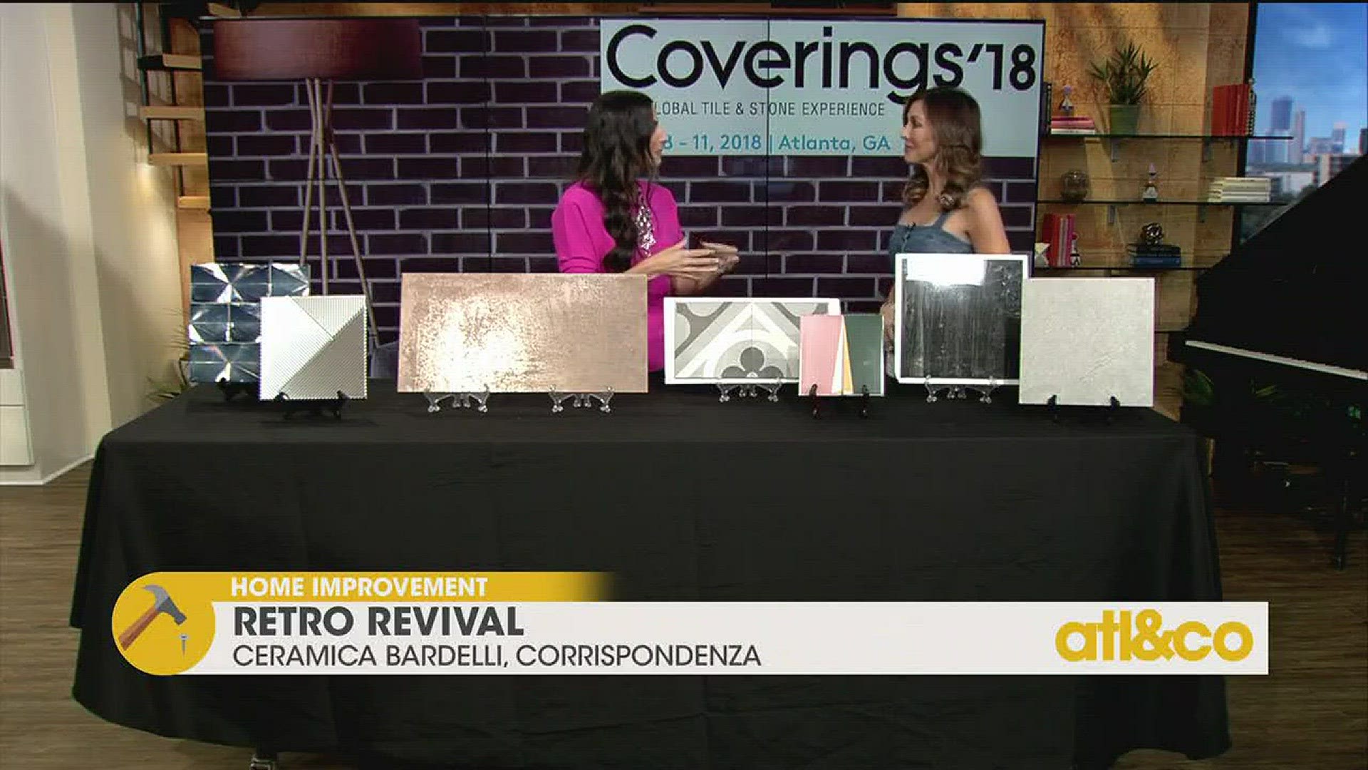 Beautiful tile from all over the world! Alena Capra previews 'Coverings' tile and stone show on 'Atlanta & Company'